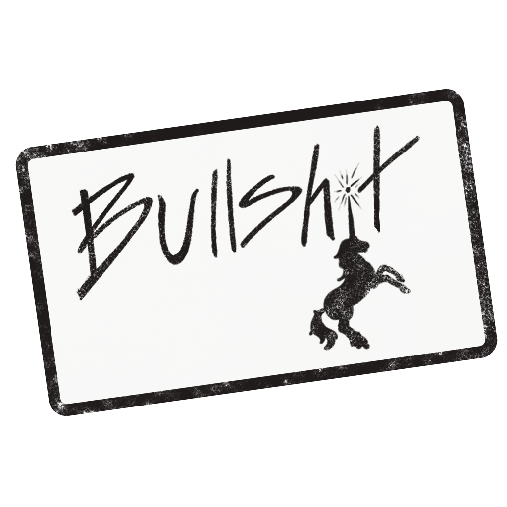 Bullshit stamp